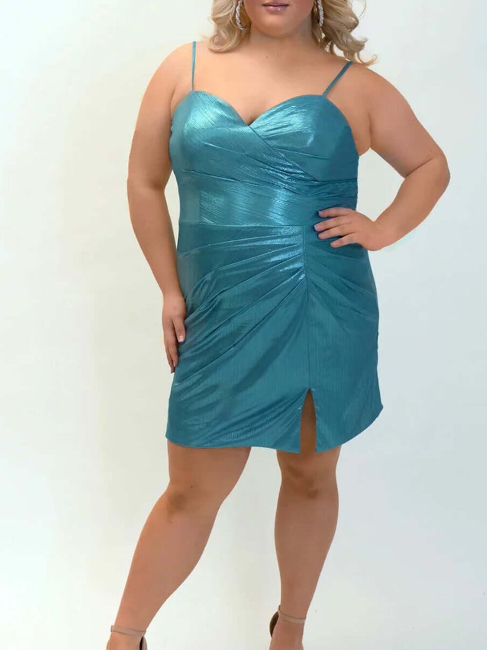 Sydney's Closet: SC8128 Blue Lagoon : Size 16. Homecoming Dress